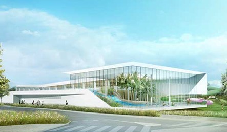 CHANTIER EN COURS DE REALISATION – Construction et restructuration du complexe aquatique ARAGO à La Roche-sur-Yon (85)